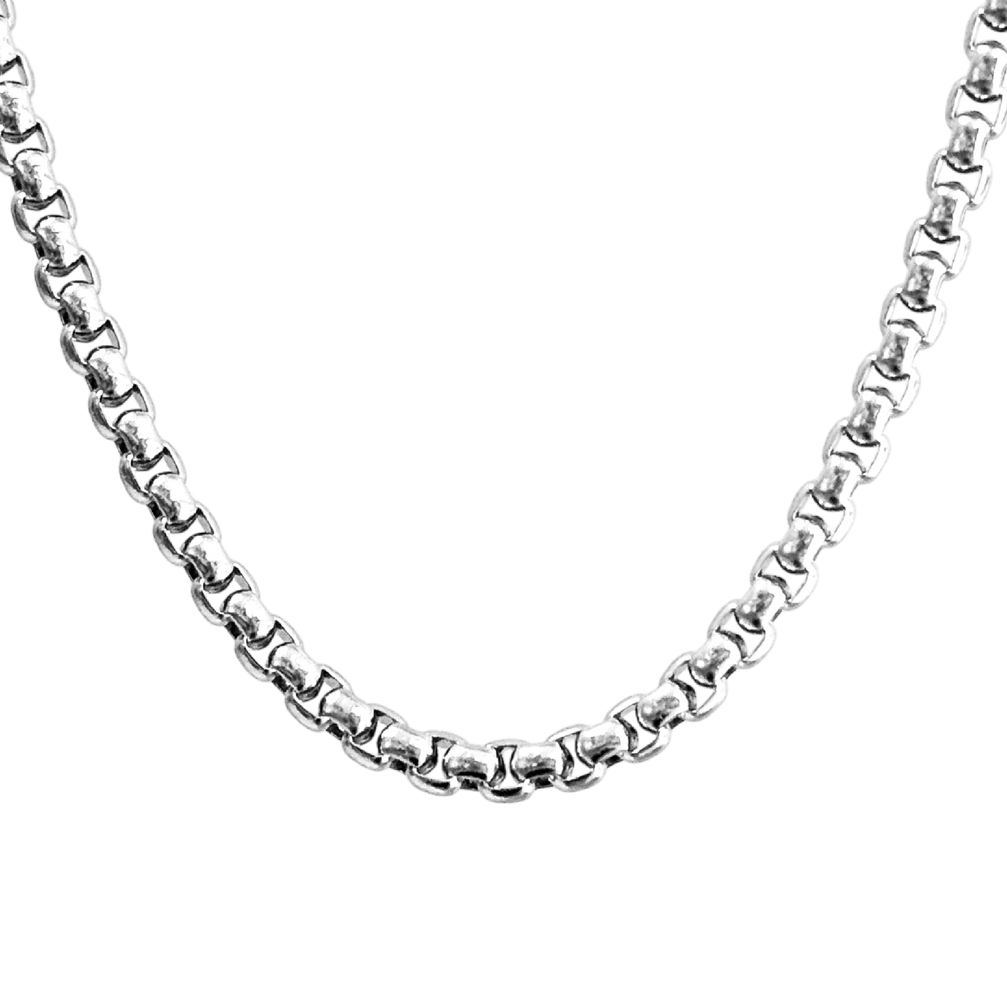 Vintage Zodiac Necklace Stainless Steel Box Chain Astrology Jewelry for Men