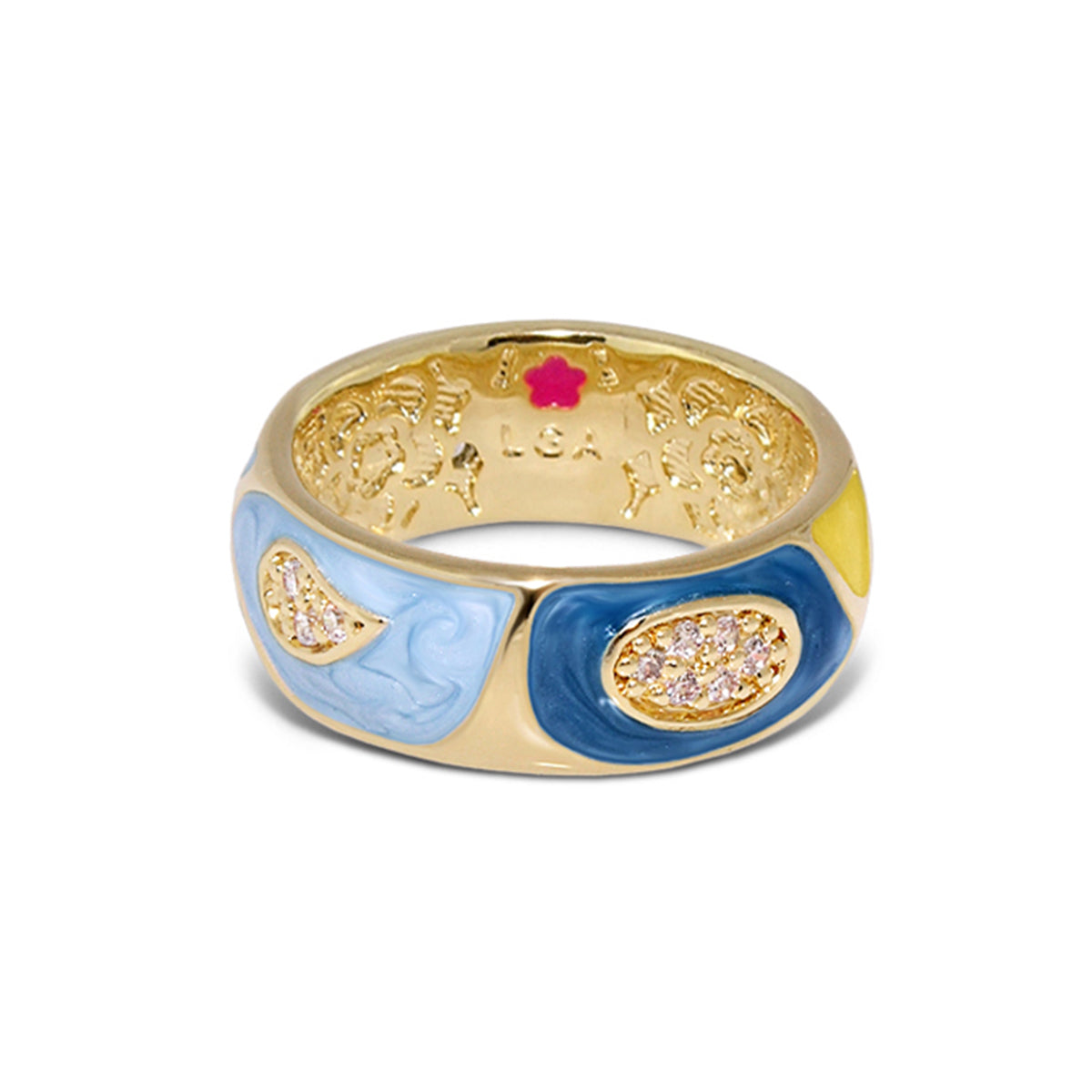 Butterfly World Band Ring