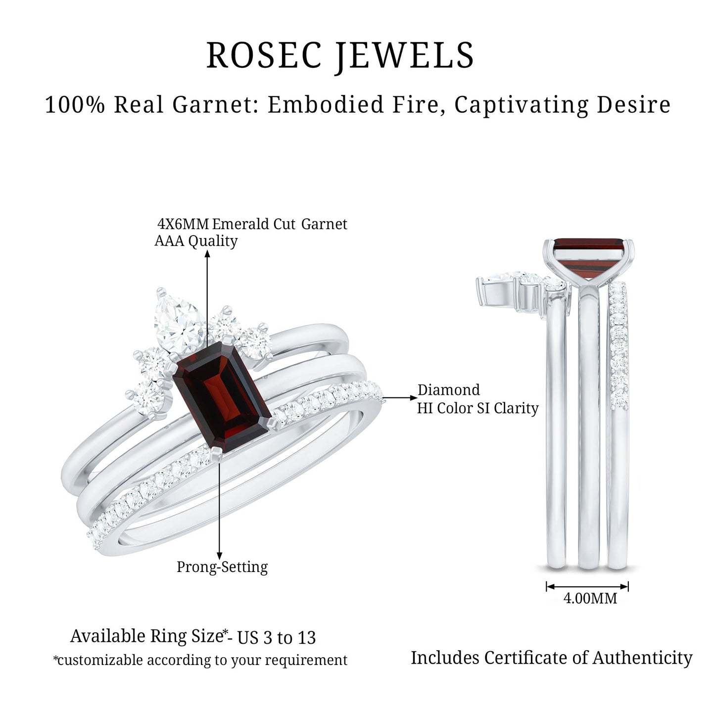 The Elizabethan Common Prayer Vow Ring Set