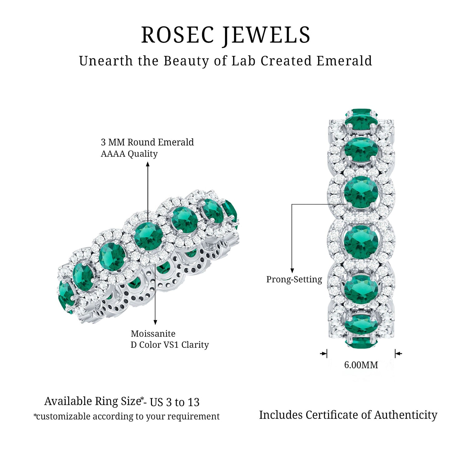 My Lady Greensleeves Eternity Ring