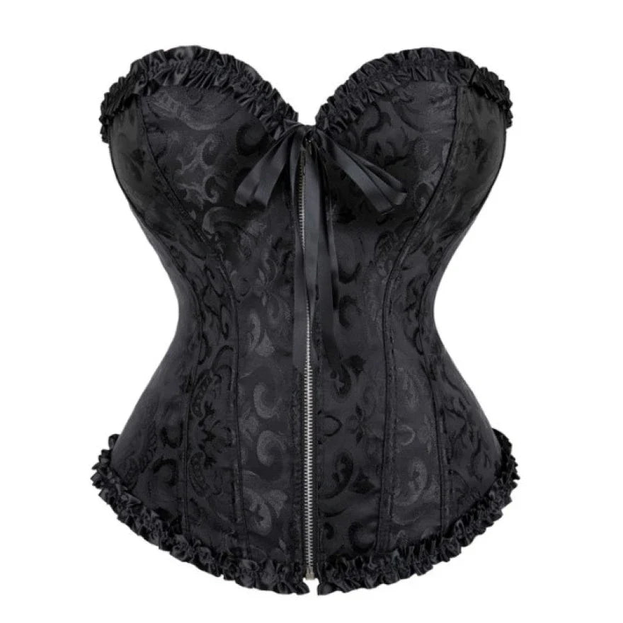 Lace Overbust Corset Top Women