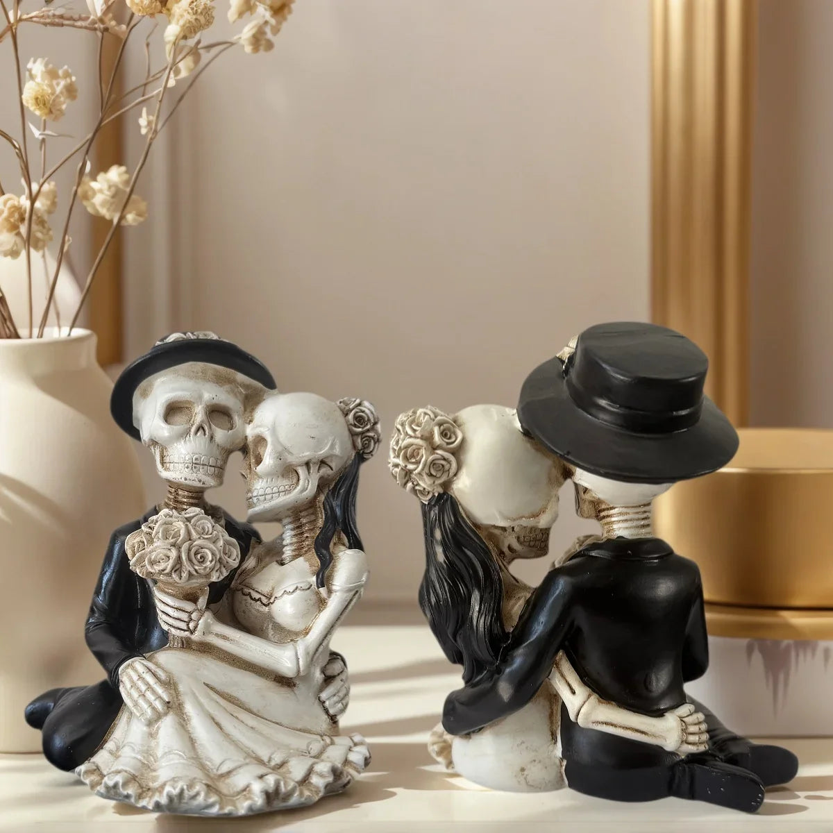 The Tudor Memento Mori Skull Figurine