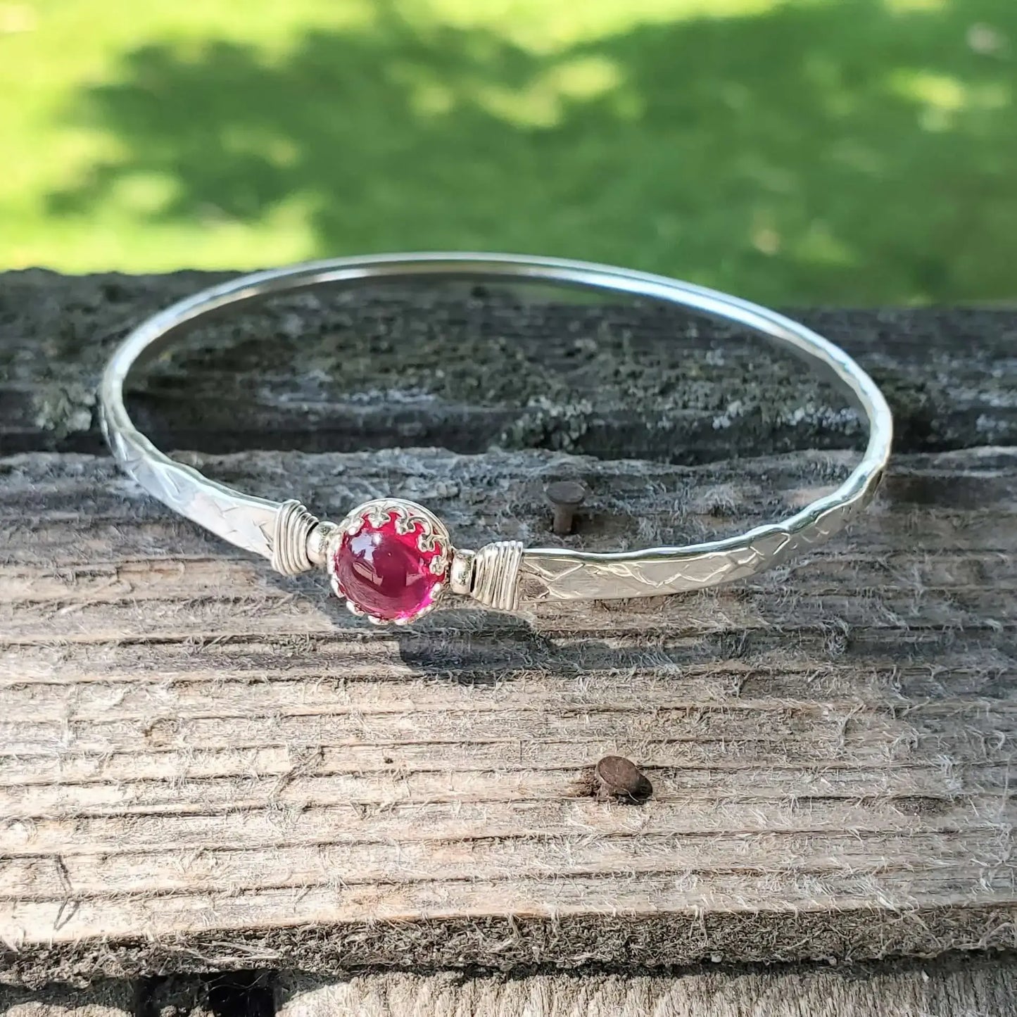 The Ruby Crown Bangle