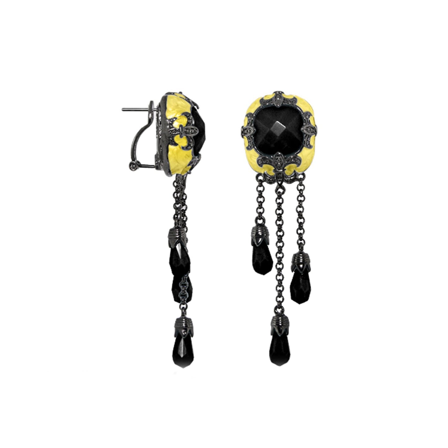 Knights of Love Chandelier Earrings
