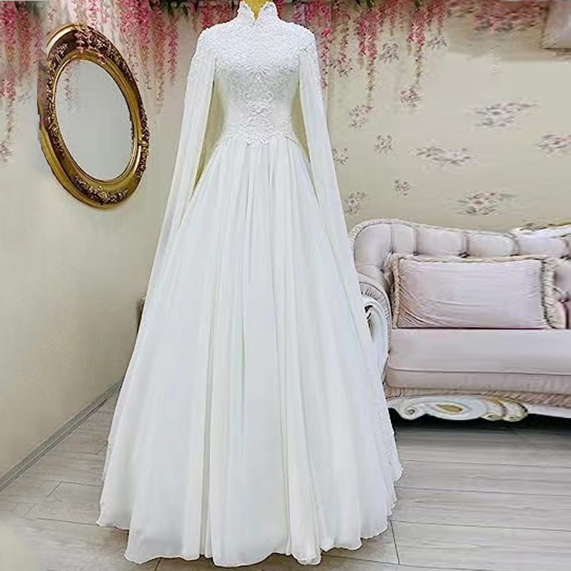 The Queen's Lace Fishtail Gown
