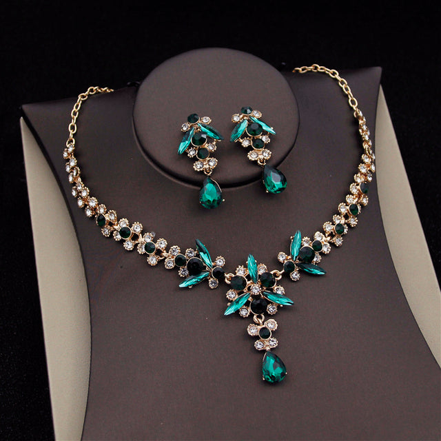 The Jewel House Royal Crown & Crystal Jewelry Set