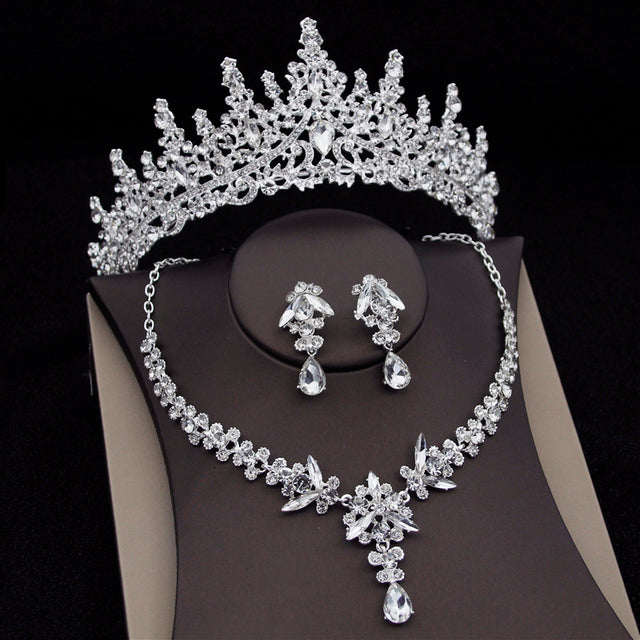 The Jewel House Royal Crown & Crystal Jewelry Set