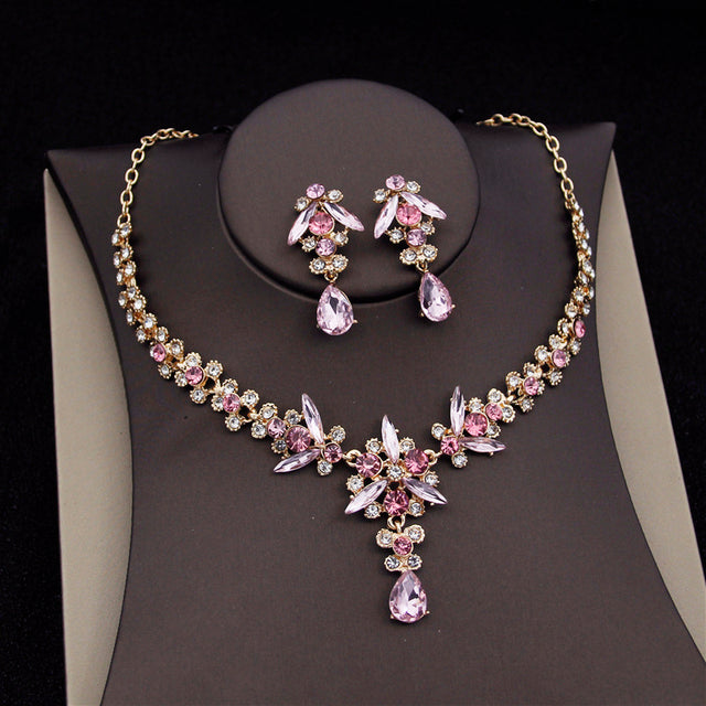 The Jewel House Royal Crown & Crystal Jewelry Set