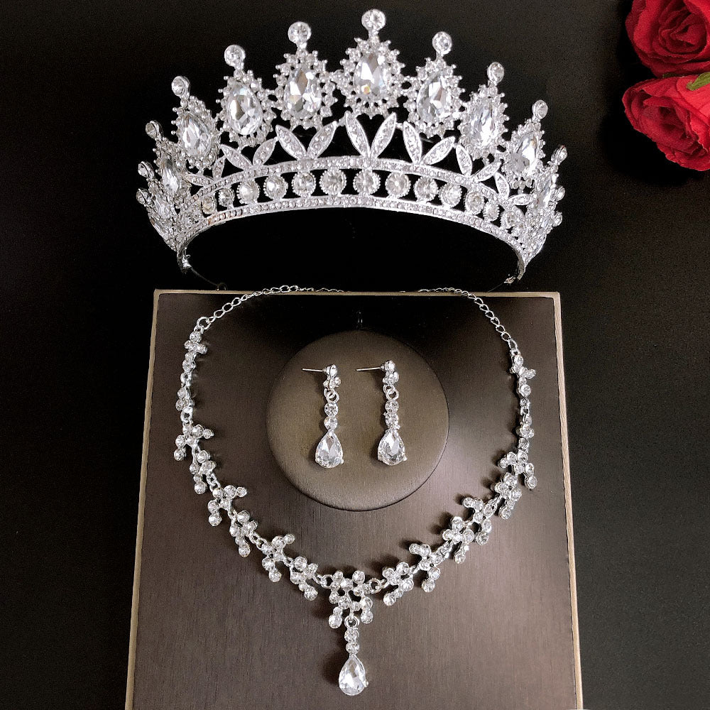 The Jewel House Royal Crown & Crystal Jewelry Set