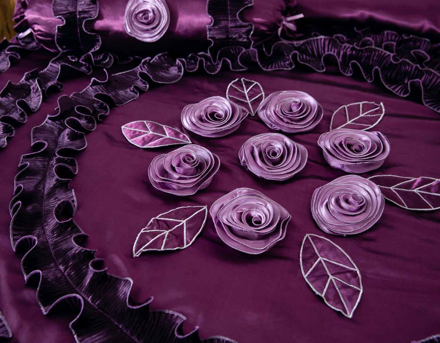 Privy Violets Bloom After Midnight Comforter Set