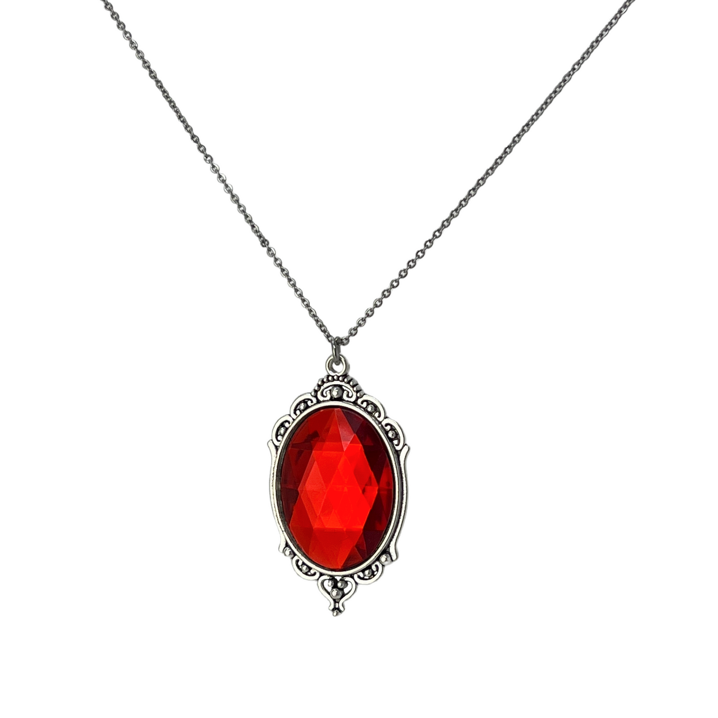 Vampire Blood Red Necklace Gothic Lolita Victorian Dark Romantic Jewelry