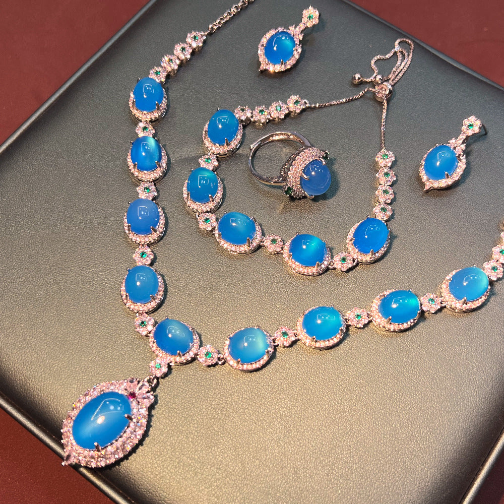 The Jewel House Sapphire Cabochon Parure