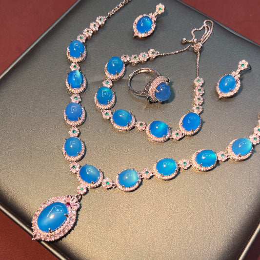 The Jewel House Sapphire Cabochon Parure