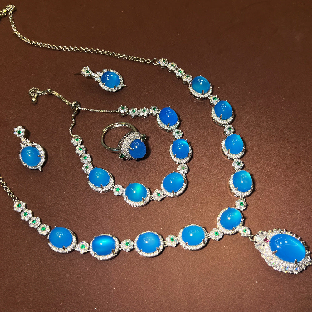 The Jewel House Sapphire Cabochon Parure