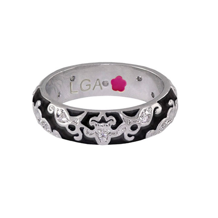 Daisy Swirl Band Ring