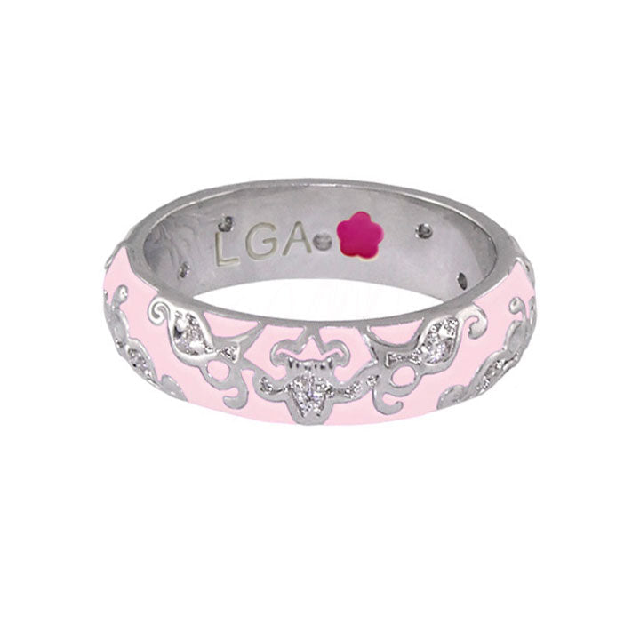 Daisy Swirl Band Ring