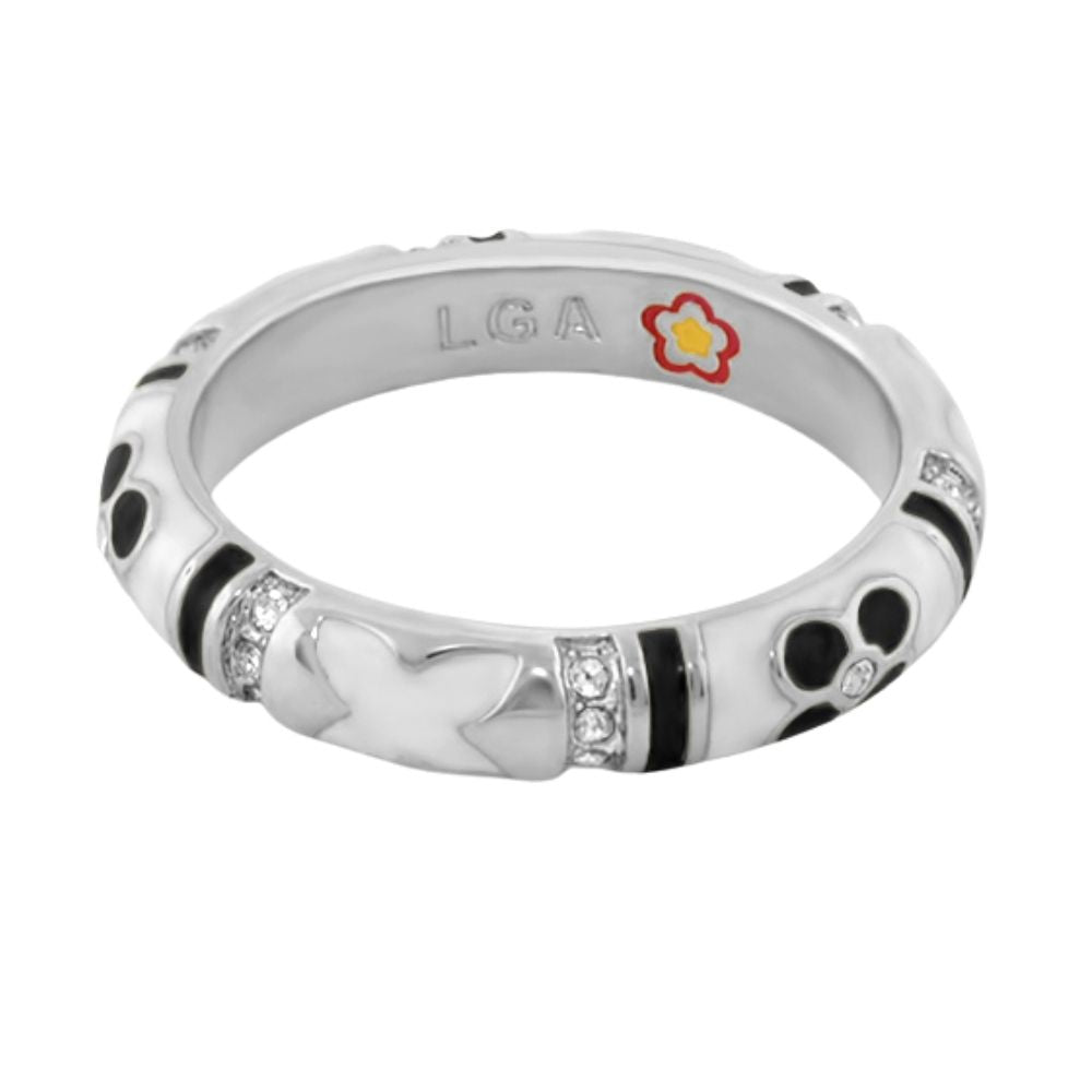 Floral Knight Stackable Ring