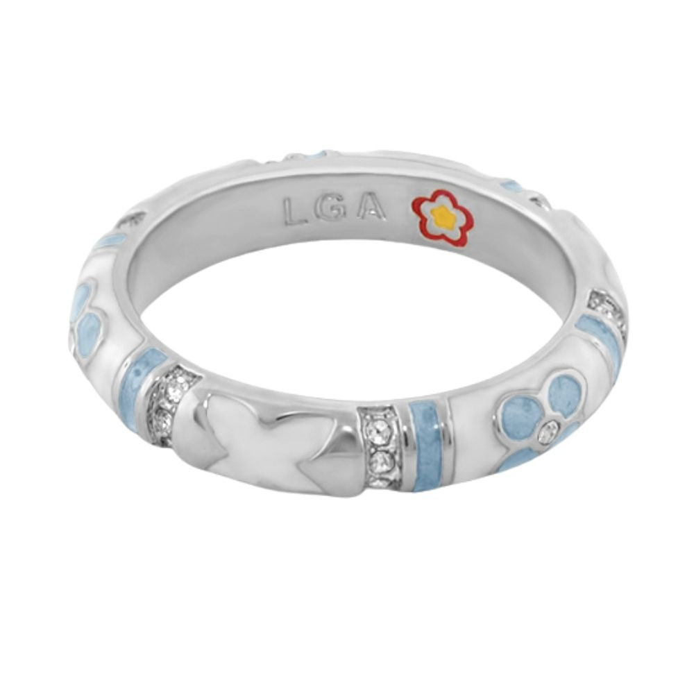 Floral Knight Stackable Ring