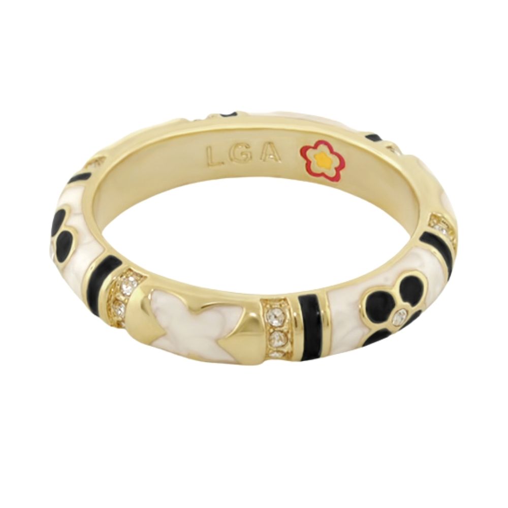 Floral Knight Stackable Ring