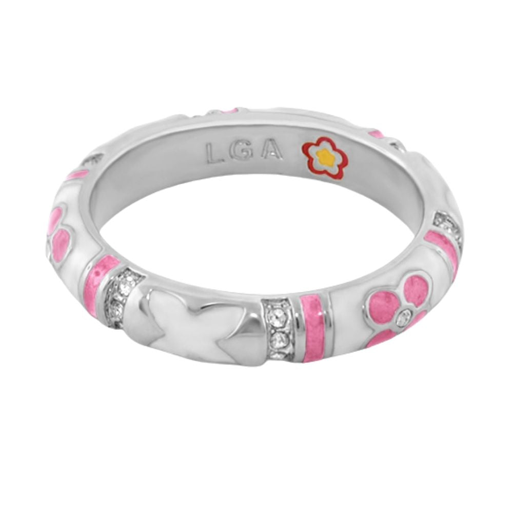 Floral Knight Stackable Ring