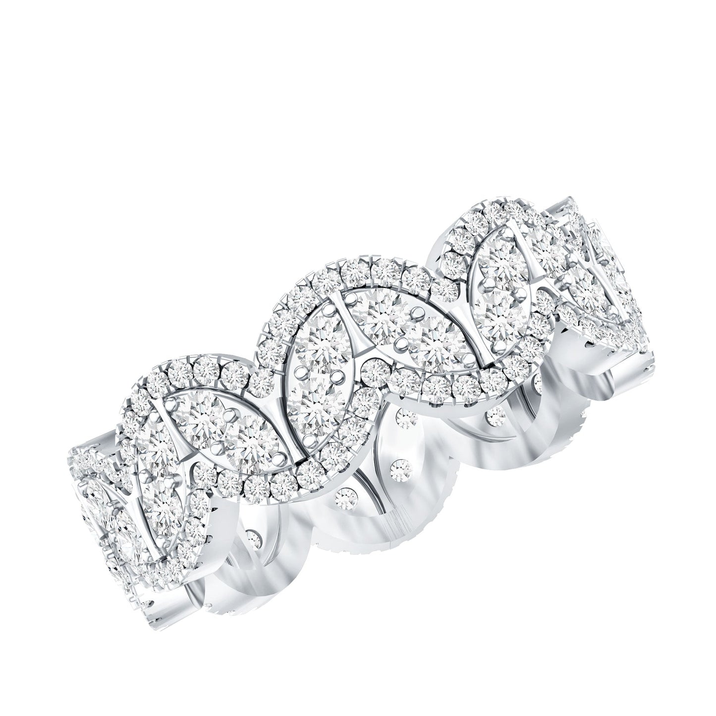 Promise of Adoration | Queen's Marquise Eternity Band