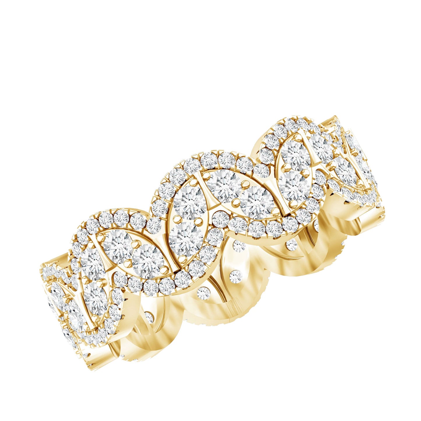 Promise of Adoration | Queen's Marquise Eternity Band