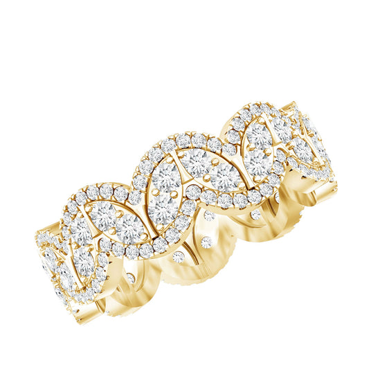 Promise of Adoration | Queen's Marquise Eternity Band