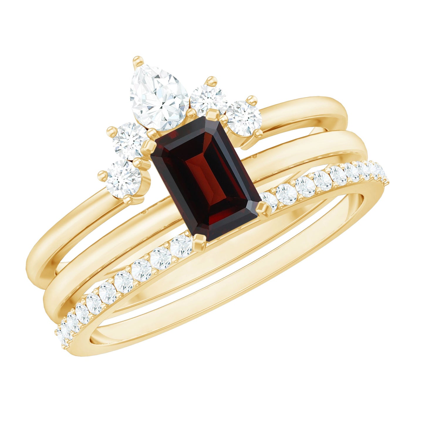 The Elizabethan Common Prayer Vow Ring Set