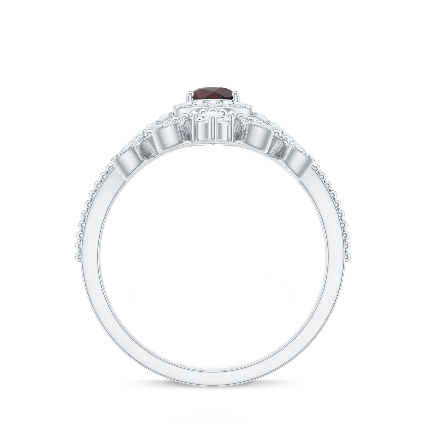 The Arthurian Emblem Of A Love Story Bridal Ring Set