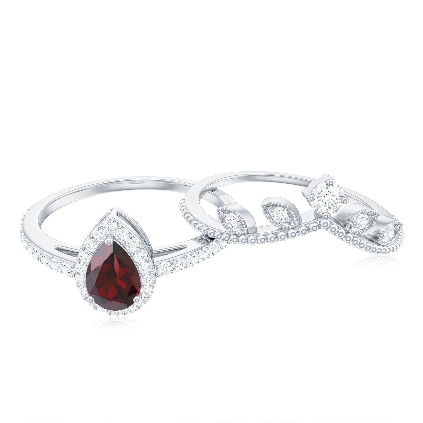 The Arthurian Emblem Of A Love Story Bridal Ring Set