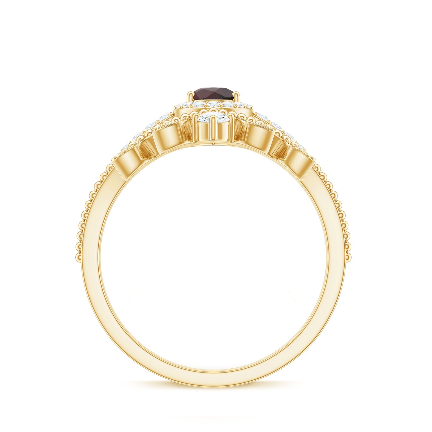 The Arthurian Emblem Of A Love Story Bridal Ring Set