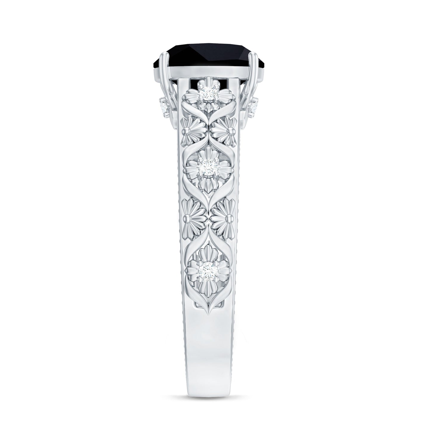 The Gemstone of Absolute Obsession: Crazy in Love Black Spinel Diamond Ring