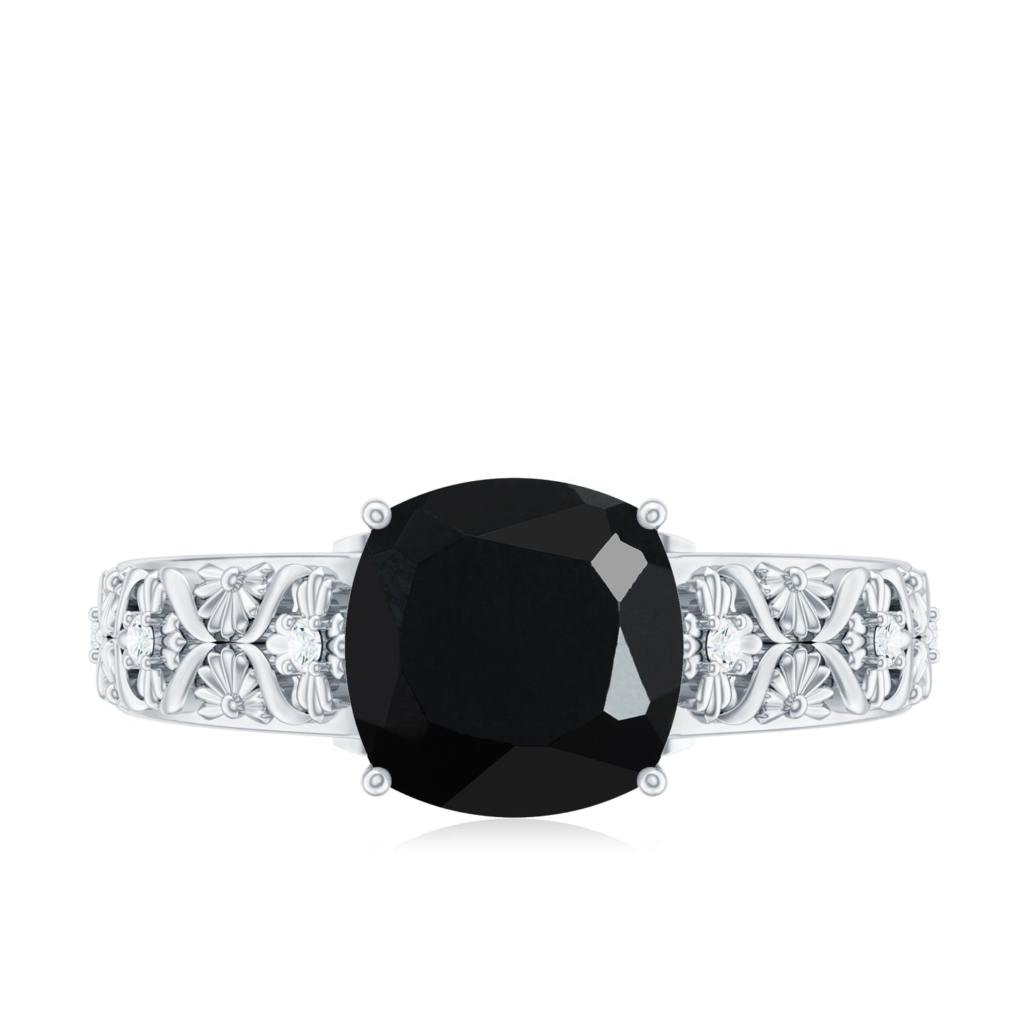 The Gemstone of Absolute Obsession: Crazy in Love Black Spinel Diamond Ring