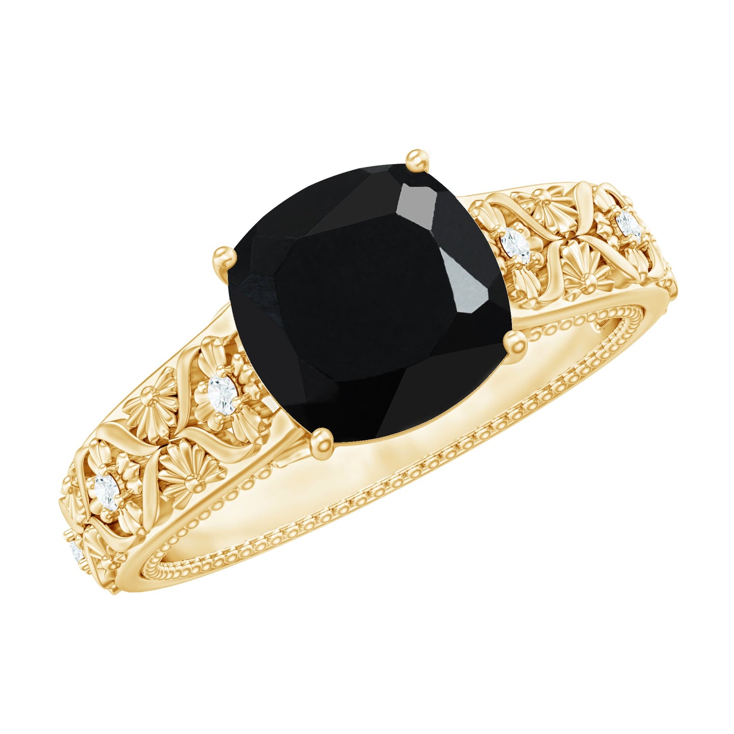 The Gemstone of Absolute Obsession: Crazy in Love Black Spinel Diamond Ring
