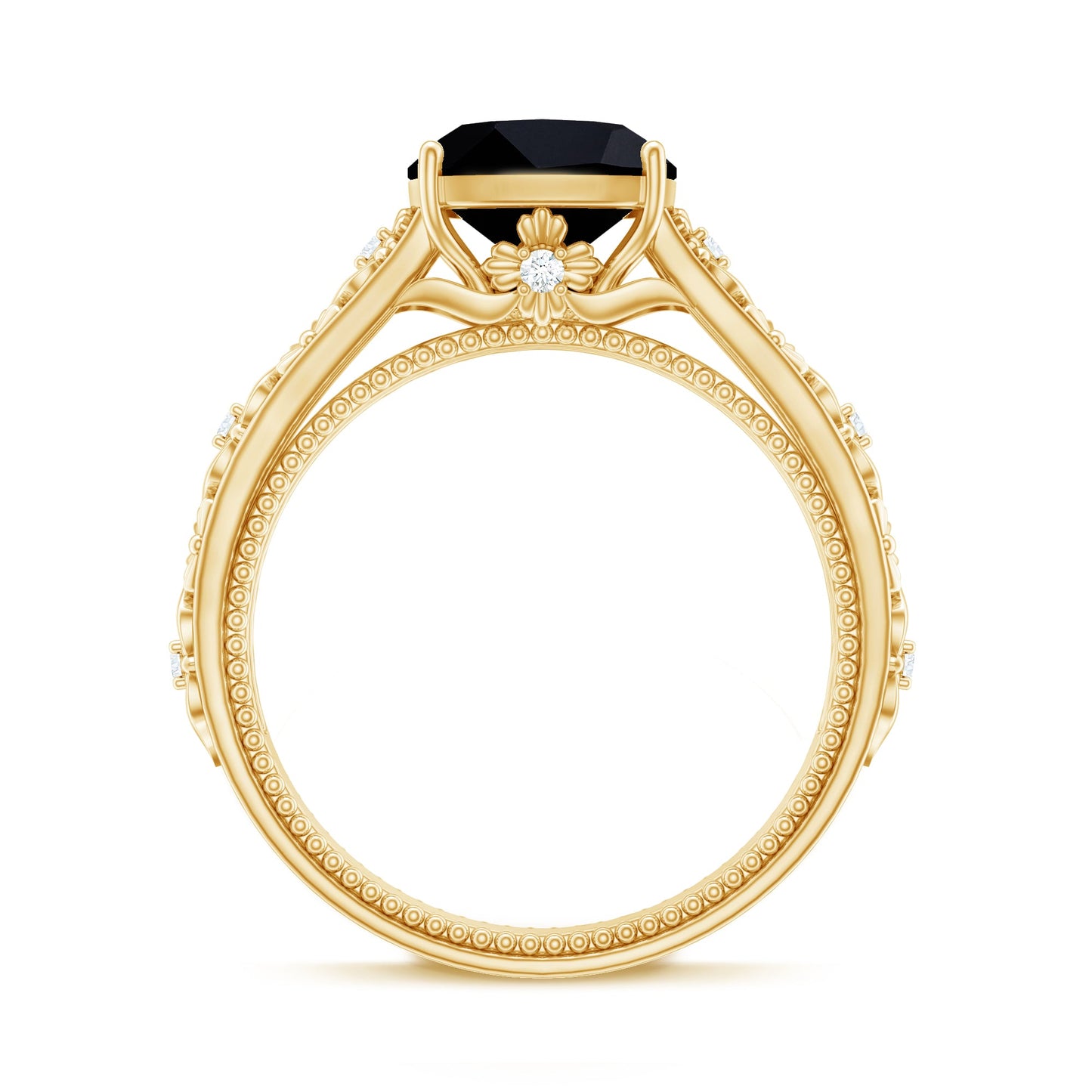 The Gemstone of Absolute Obsession: Crazy in Love Black Spinel Diamond Ring