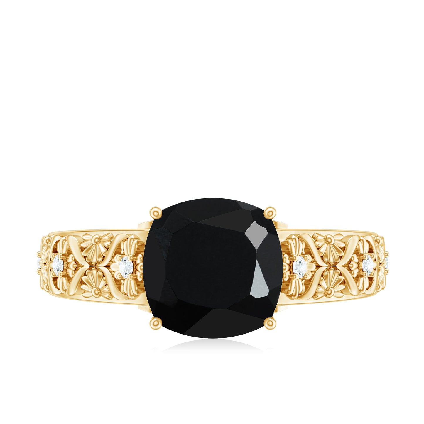The Gemstone of Absolute Obsession: Crazy in Love Black Spinel Diamond Ring