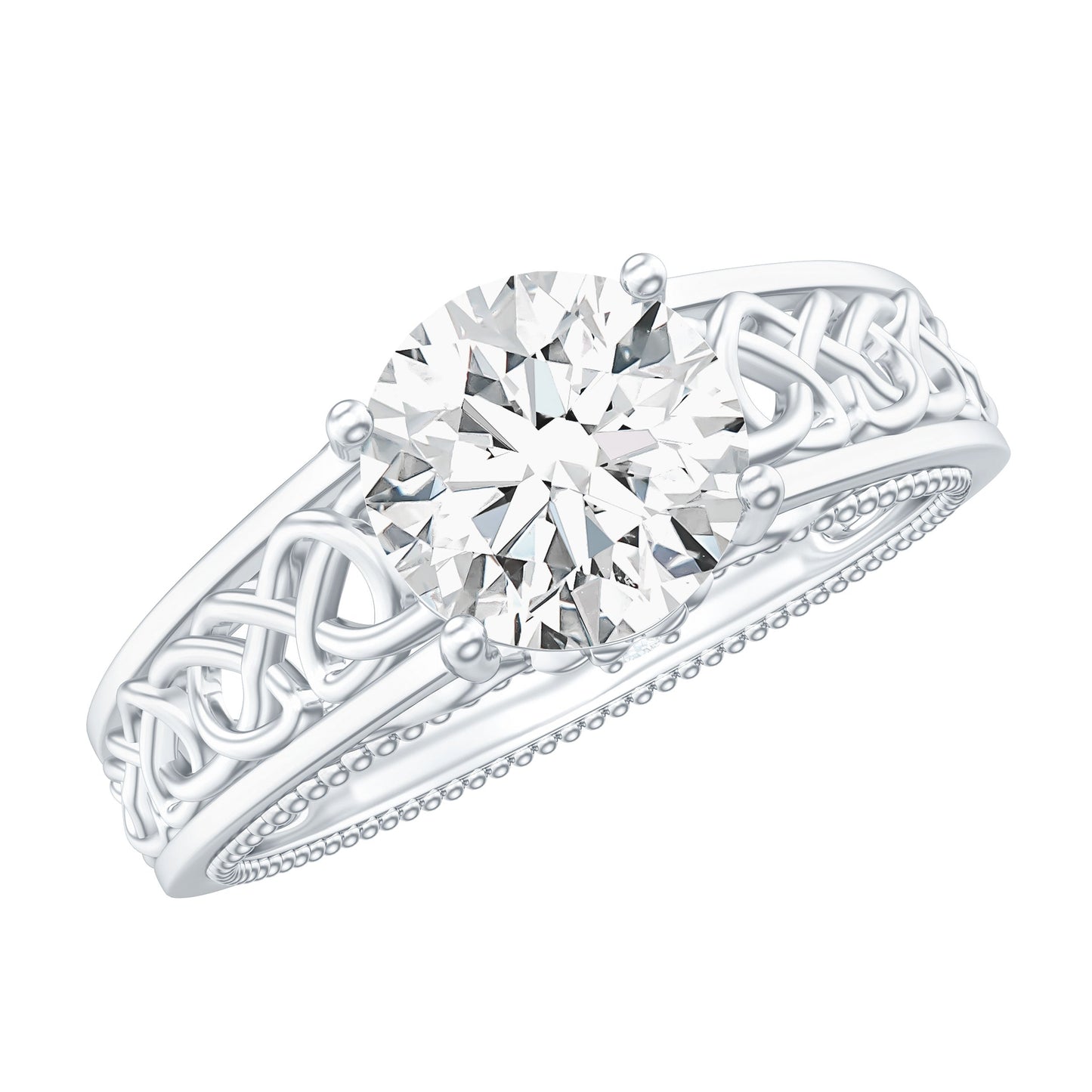 The Tudor Blossom Covenant Ring
