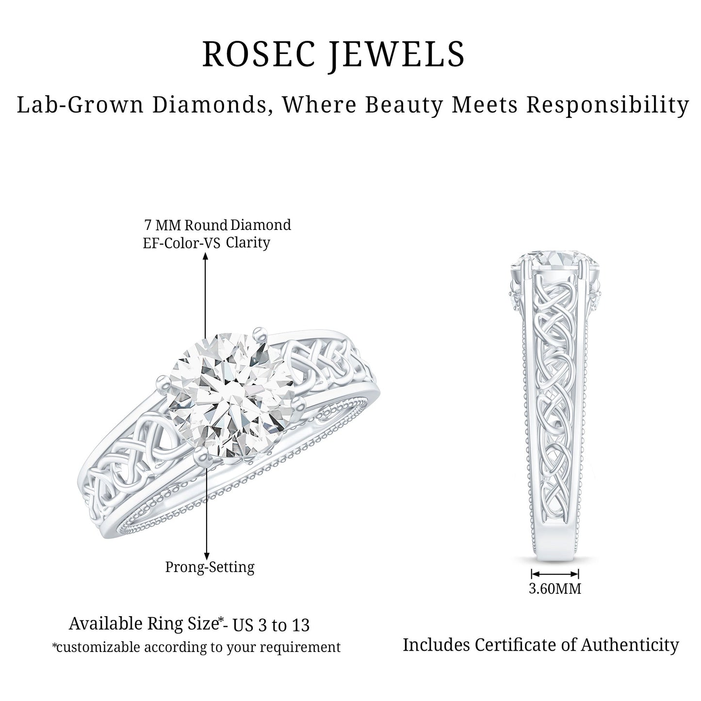 The Tudor Blossom Covenant Ring