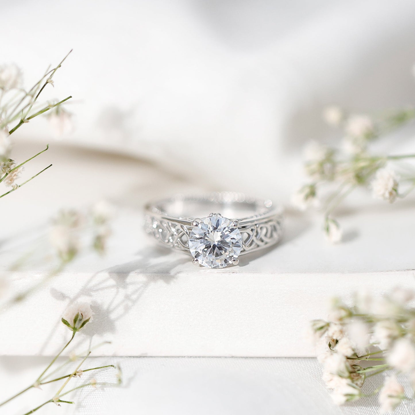 The Tudor Blossom Covenant Ring