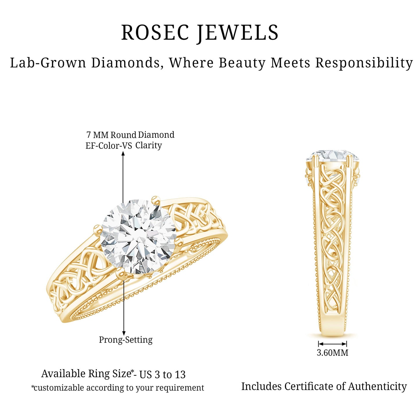 The Tudor Blossom Covenant Ring