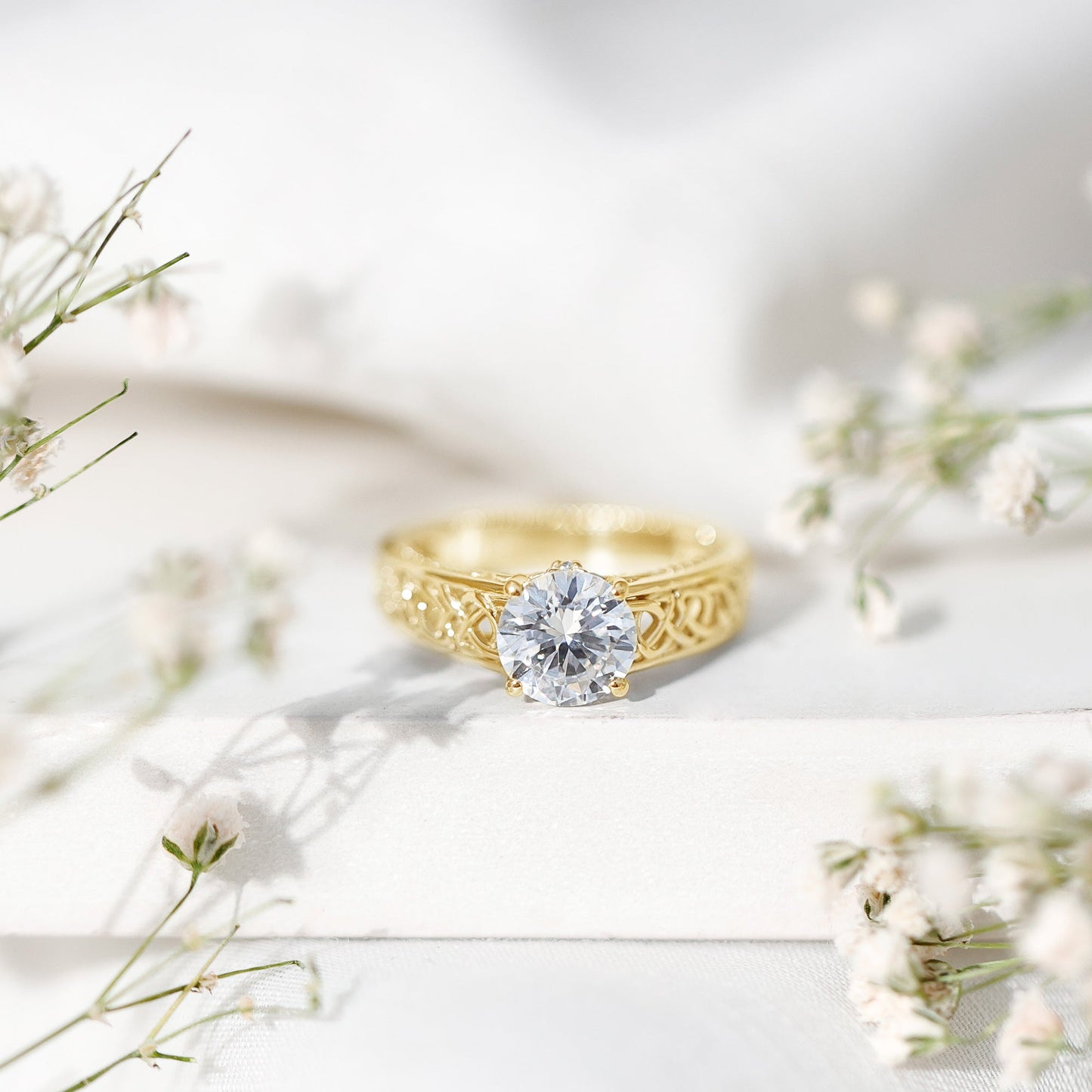 The Tudor Blossom Covenant Ring