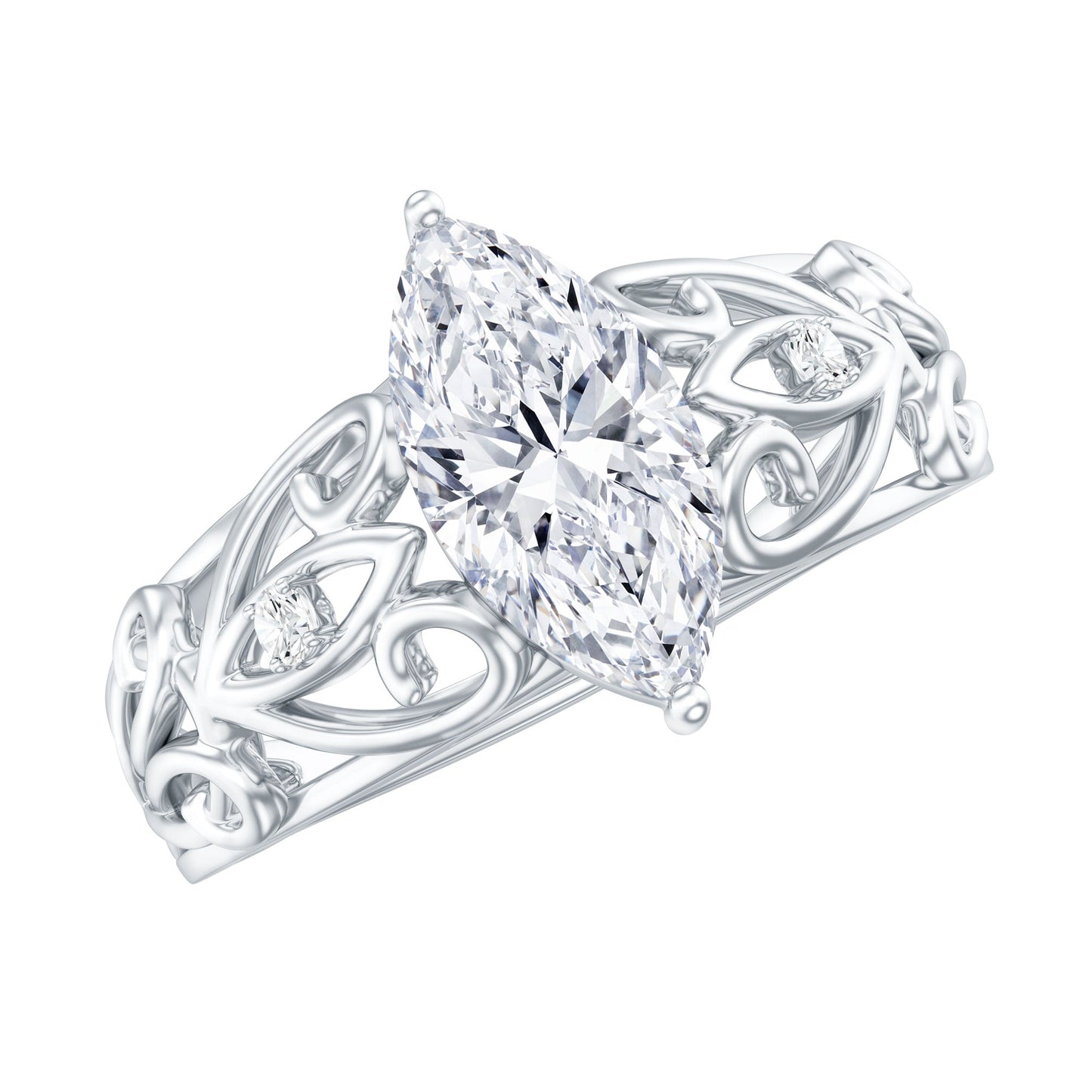The Lady Elizabeth Marquise Lab-Grown Diamond Ring