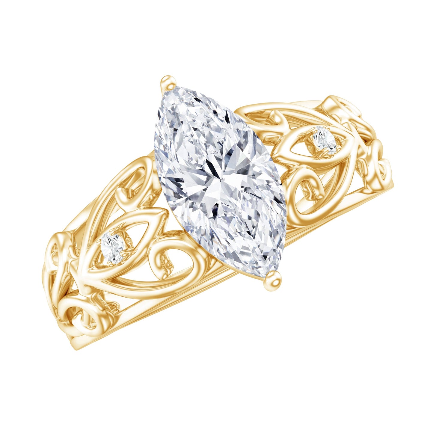 The Lady Elizabeth Marquise Lab-Grown Diamond Ring