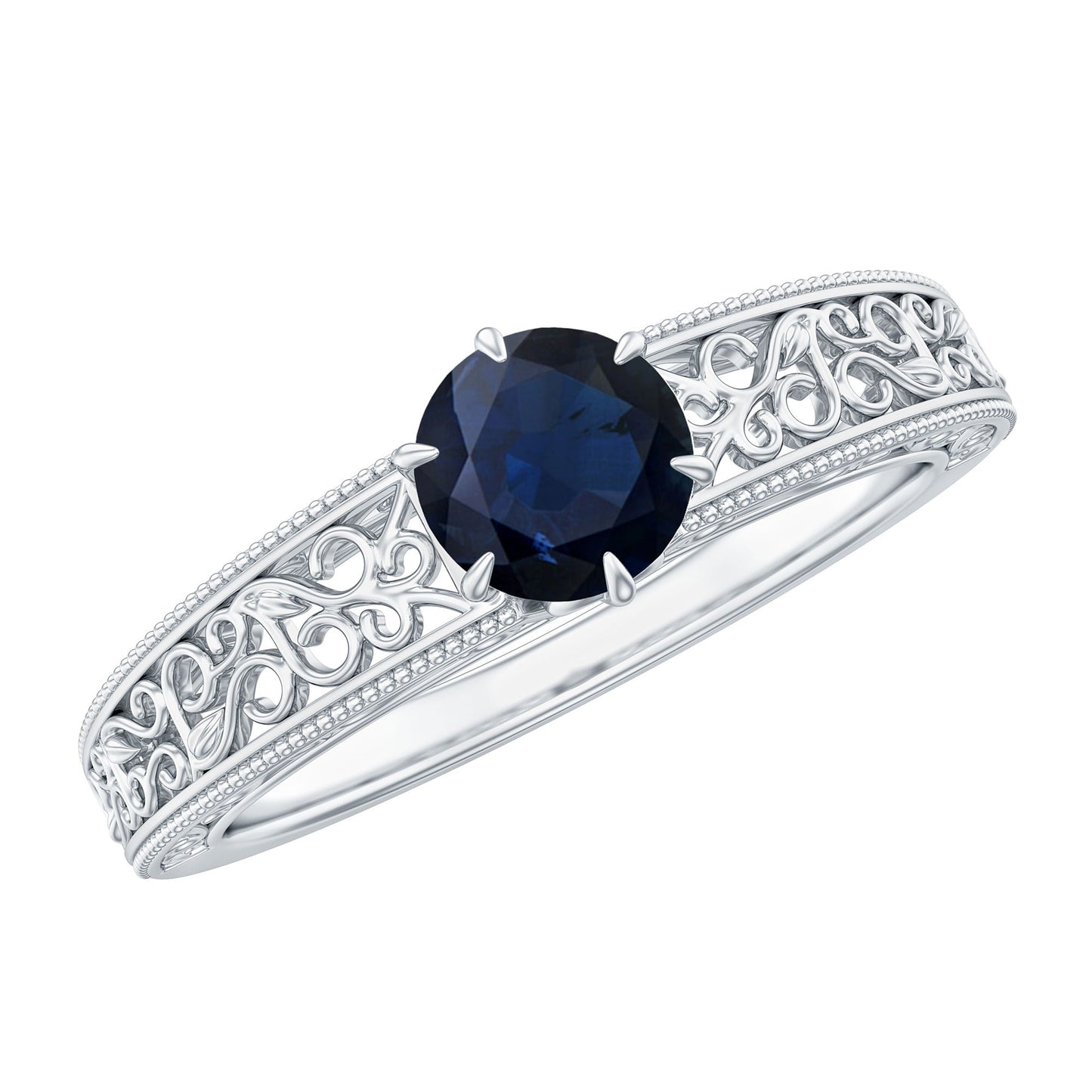 I Have Loved You For A Thousand Years: Sapphire True-Love Token Ring