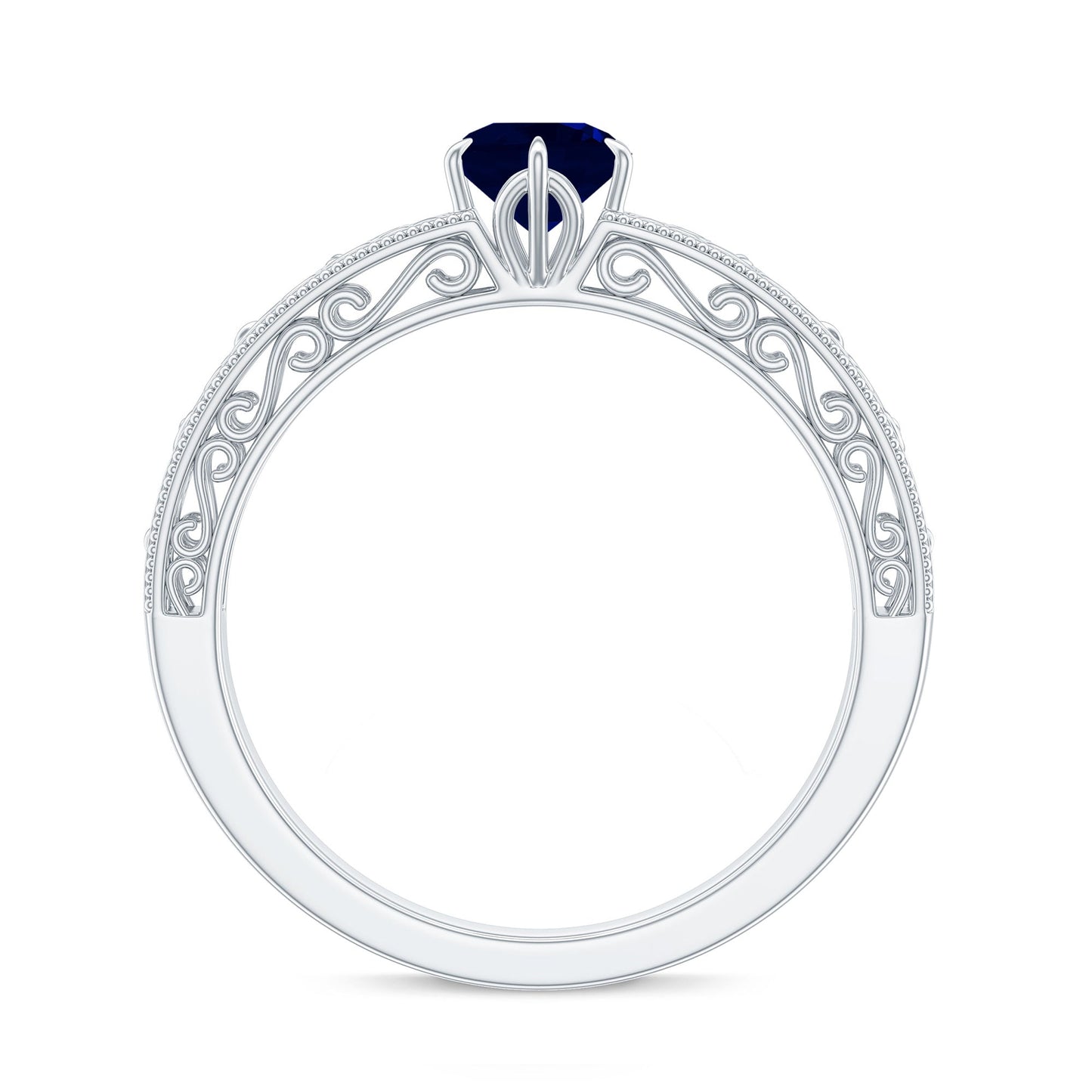 I Have Loved You For A Thousand Years: Sapphire True-Love Token Ring