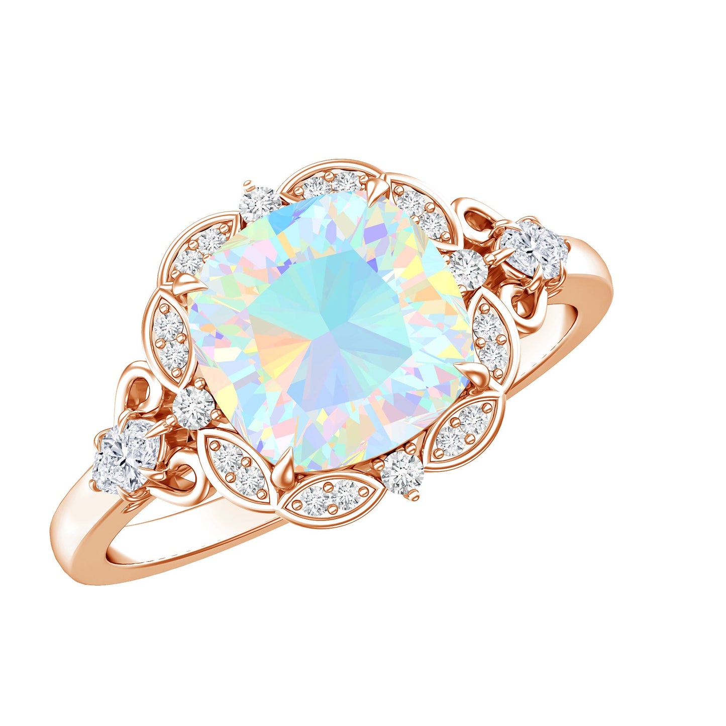 "My Sunne Amidst the Clowdes" Ethiopian Opal Ring