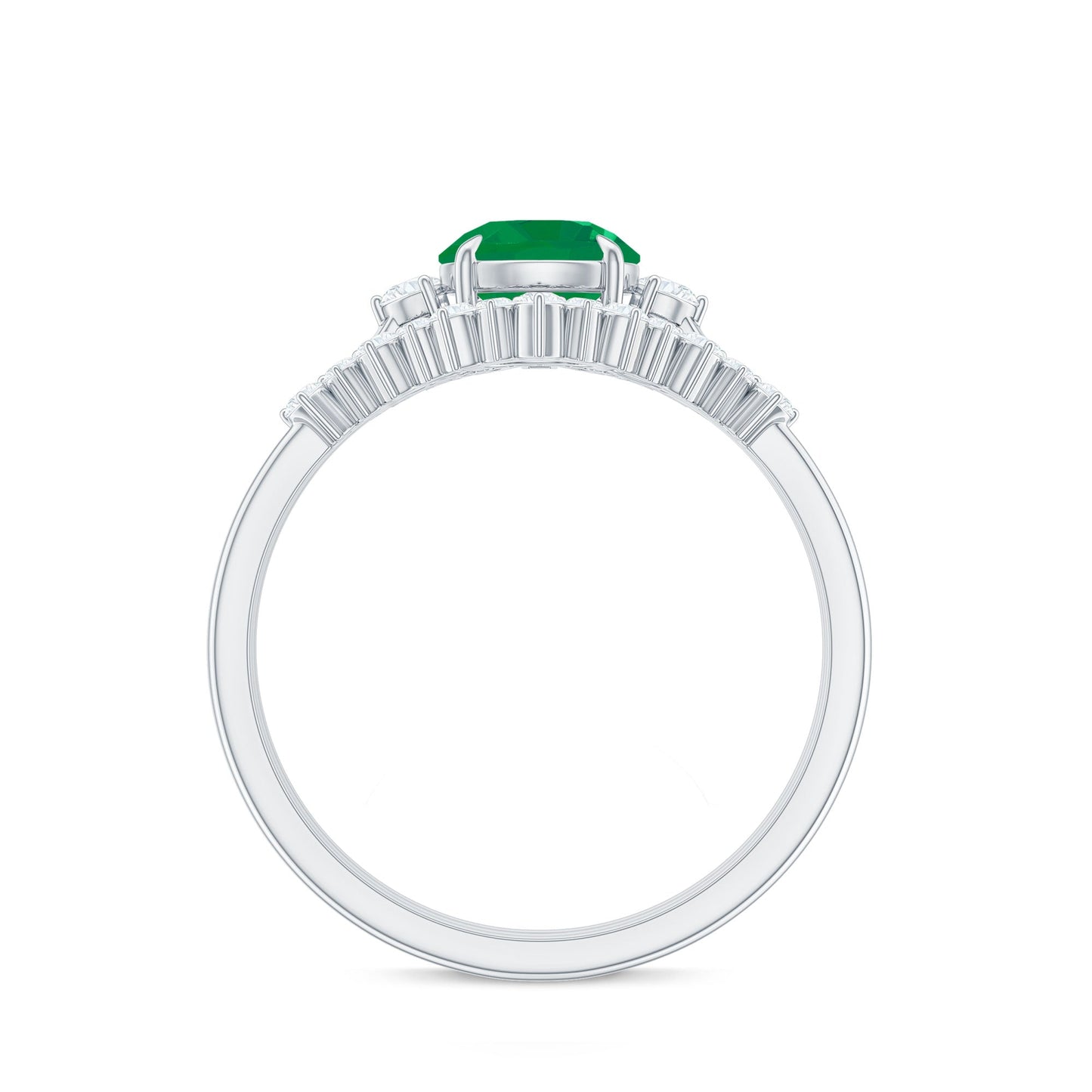 The Virgin Emerald Oath Ring Set