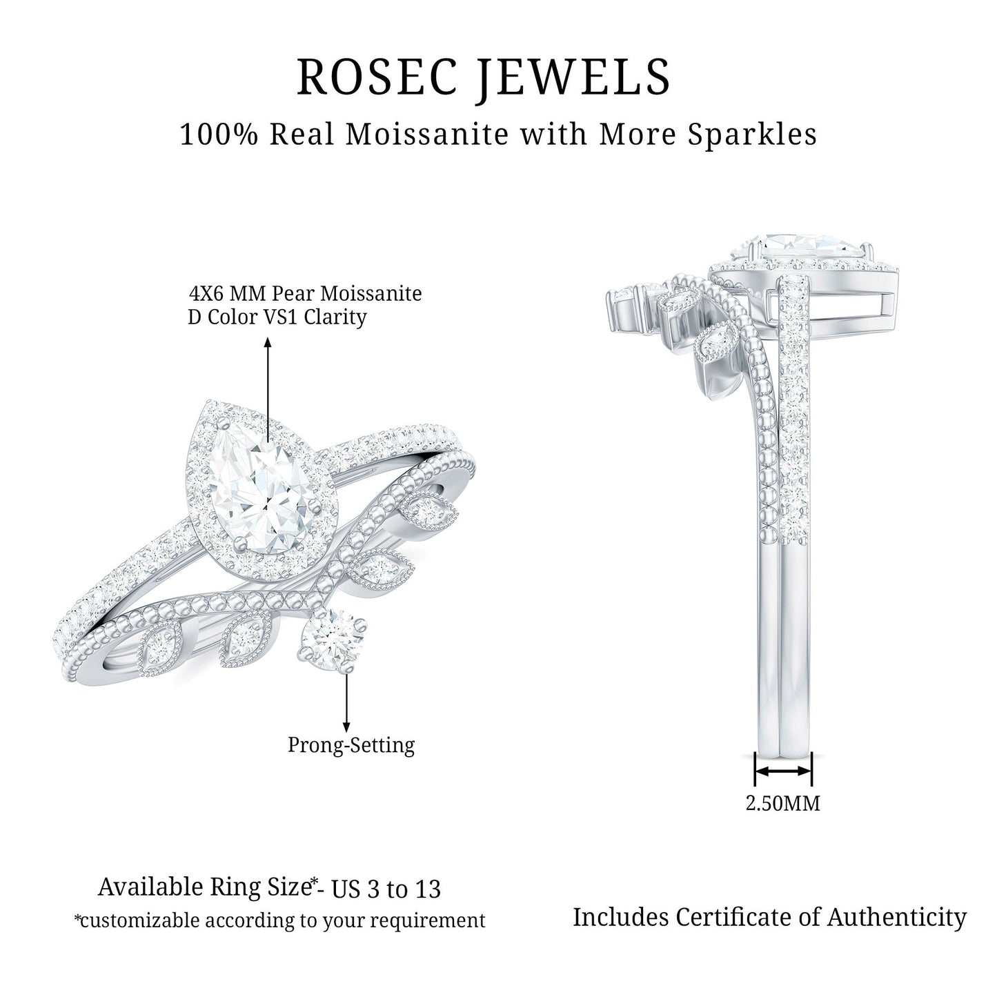 You Should See Me In A Crown | Fortress for Eternity Ring Set