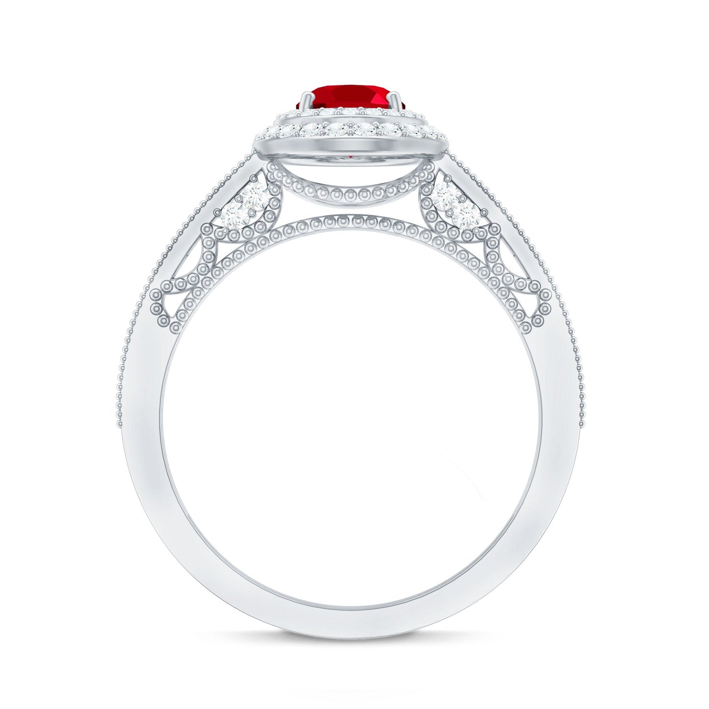 The Heart of Royalty Diamond Engagement Ring