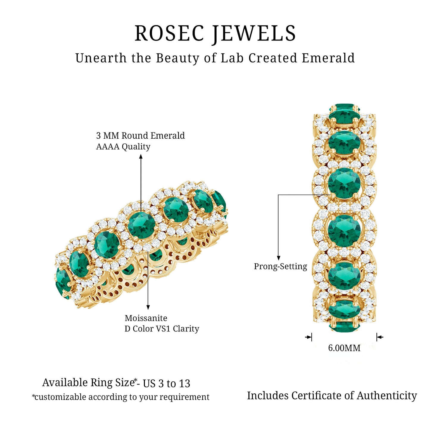 My Lady Greensleeves Eternity Ring